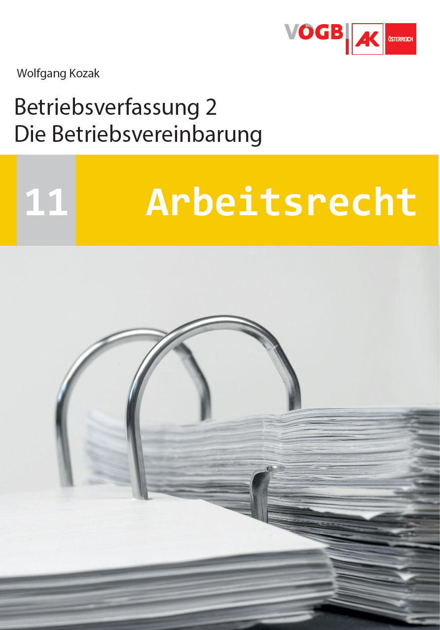 Betriebsverfassung 2: Die Betriebsvereinbarung